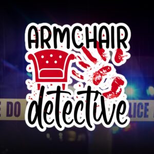 Armchair Detective Bubble-Free Stickers