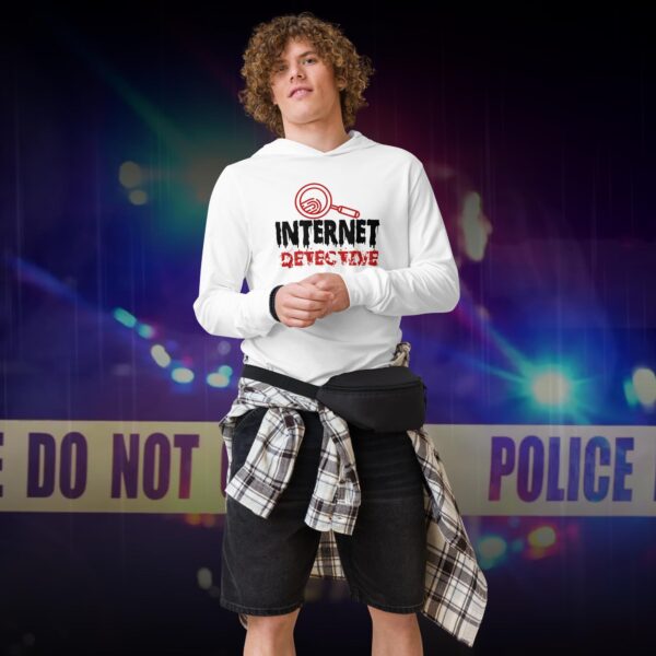 Internet Detective Hooded Long-Sleeve Tee